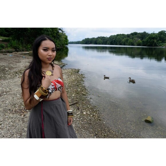 Redhead Flying Ducks Scarf Vintage Accessories - Picture 3 of 8